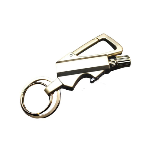 Infinity Kerosene Lighter 3 In 1 Keychain Bottle Opener Igniter Waterproof Windproof Multitool Camping Tool Gold Durable Fire Starter