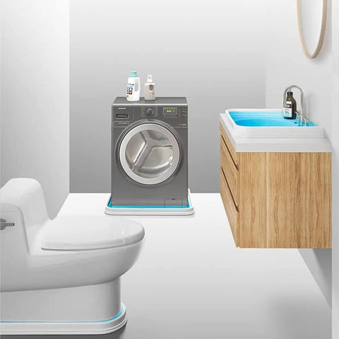 Built Tough Silicone Water Stopper For Bathtub And Sink Drainage, Flexible Waterproof Seal Strip preventing moisture near washer and sink.