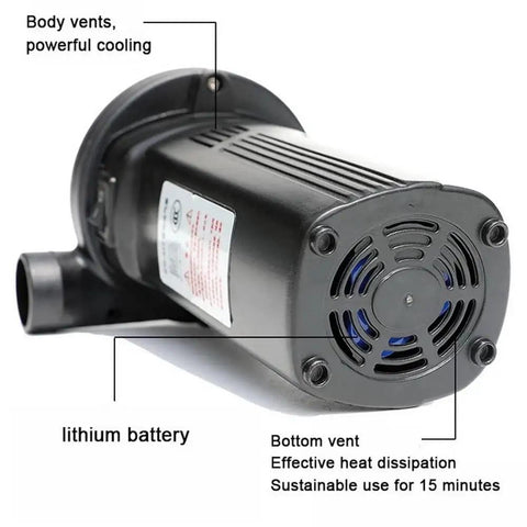 Portable Electric Air Pump Inflator 12V And 220V Rechargeable Compressor With Battery For PVC Boats Mattresses Pool Raft Bed Quick Fill Nozzles