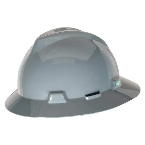 V-Gard Full-Brim Hard Hat With Fas-Trac III Ratchet Suspension Built For Tough Jobs And Serious Impact Protection, Polyethylene Shell