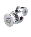 GT2 Timing Pulley 20 Teeth 8mm Bore For 6mm Width Belt For 3D Printer CNC Machines Aluminum With Mounting Screw