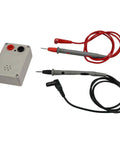 Wire Continuity Tester And Electronic Circuit Testing Tool With 100dB Buzzer And Indicator Light For PCB Boards Cable And Switch Testing 9V Battery Powered For Fast Accurate Diagnosis, probes visible