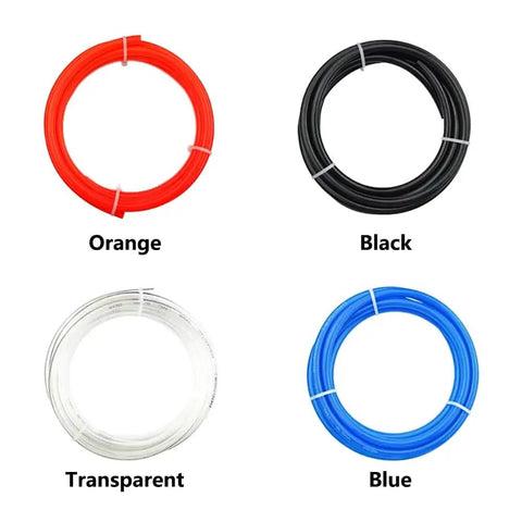 Black 5/16 Inch Outer Diameter PU Tubing 32.8 Ft Long Heavy Duty Built To Last Flexible Polyurethane Pneumatic Hose