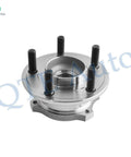 Front view of Pair Of Front Wheel Hub Bearing Assemblies Replacement Kit For Chrysler 300 AWD 2005 Through 2023 Front Hubs V6 And V8 Models OE Style Easy Install Durable Bearings For Smooth Quiet Ride.