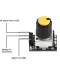 Dope Brushless Motor Digital Servo Tester For UAV Drone Motors 5 To 26V PWM Speed Governor And ESC Controller For FPV RC Planes DIY Projects And Fan Applications front view with wiring labels