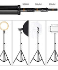 Heavy Duty Light Stand 9.5 Feet Adjustable Tripod for Photo Studio Gear with speedlights, ring lights, and camera setups