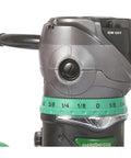 Close-up of Router Kit With Fixed And Plunge Bases Variable Speed 11 Amp Motor Two And A Quarter Peak HP Precise Depth Control