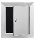 Rock Solid Stainless Steel Access Panel With Reliable Lock For Plumbing And Utility Walls Rust Proof Build Open Door View
