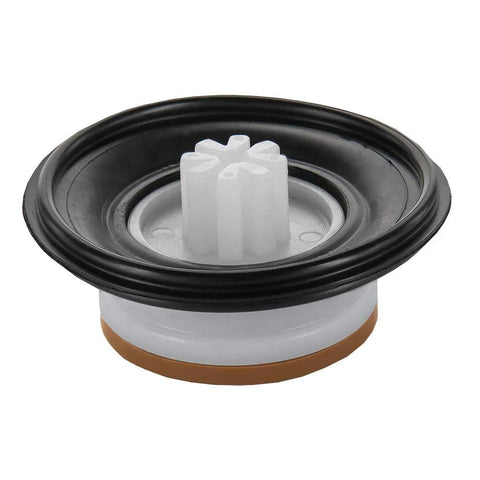 Orbit anti-siphon valve diaphragm, white plastic core with black outer ring and orange gasket