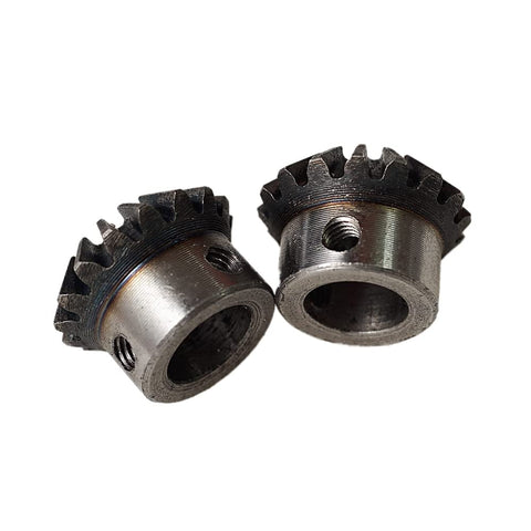 Two Pack 16 Tooth Bevel Pinion Gear For One Point Five Module Bevel Gear Systems A Real Workhorse For Machinery And Conveyors Great For Agriculture Textile And Printing Machines Automotive Projects Built To Last And Precise Fit