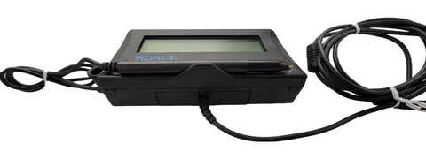 Rugged Compact Signature Pad With Sharp Lcd Screen And Plug And Play Usb Link Designed For Remote Citrix Ready Electronic Document Signing At Home with pen and cable.