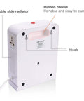 Rear view of Heavy Duty 1500W Voltage Converter Step Up Transformer 110V/120V To 220V-240V with handle and sockets