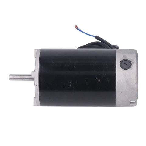 Heavy Duty Mini Lathe Motor Replacement 750W High Speed 6000RPM With M10 Shaft 40mm And 110V Iron Housing showing side view.
