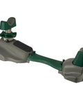 Steady Rest NXT Adjustable Ambidextrous Rifle Rest, 27x10x3 inches, showing soft front and rear cradles, neoprene hand support.