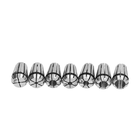 7 Piece Spring Collet Set For Milling Machines And CNC Routers High Precision ER Collet Chuck Kit Engraving Tools 1mm To 7mm Range