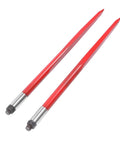 Heavy Duty 43 Inch Hay Bale Forks 3000 Lbs Capacity Two Piece Set For Tractor Loaders with red tapered design