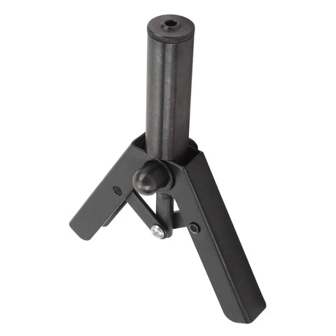 Must-Have Manual Rivet Tool Set For Car Door Panels With Universal Nosepiece And 40 Plastic Rivets. One Handed Ergonomic Hand Riveter Kit Perfect For Trim Work On Any Tight Area Without Breaking The Bank. black manual rivet tool, close-up of universal nosepiece and handle for car trim panels