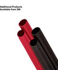 Heavy Wall Heat Shrink Cable Sleeves Red Industrial Grade Waterproof Wire Protection Covers For Direct Burial And Submersible Splices Pack Of Three, featuring red and black tubing.