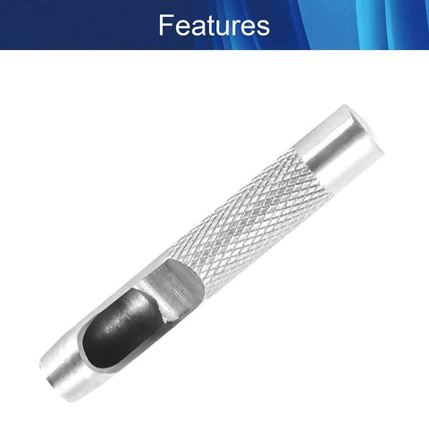 12 mm Round Hole Punch For Leather, Watch Bands, Belts, Canvas, Paper, And Plastics, Durable Hollow Punch Cutter Tool, Heavy Duty Steel