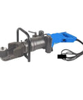 Portable Electric Hydraulic Rebar Bender And Cutter for 8-25mm steel bars, featuring heavy-duty construction and manual reset safety.
