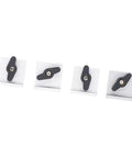 Heavy Duty T Track Stop Block With Knobs for precise woodwork alignment on aluminum alloy systems, set of four from top view.