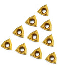 Ten WCMT2.52 55 Degree Diamond Carbide Turning Inserts For CNC Lathe And Indexable Tool Holders, pack of 10