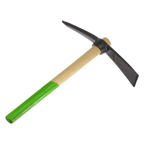 Single Head Sharp Hoe With 16 Inch Wooden Handle Forged Steel Garden Hoe For Weeding Digging And Loosening Soil Built Tough Durable Construction With Non Slip Rubber Grip