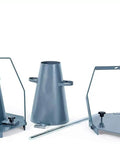 Pro Grade Concrete Slump Test Kit With Steel Cone And Base Plate Tamping Rod Go To On Site Slump Testing Tool For Consistency Checks