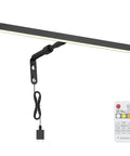 Plug In 16 Inch 4W LED Picture Light With Remote And Timer Adjustable 360 Degree Rotation And 90 Degree Tilt For Paintings Frames