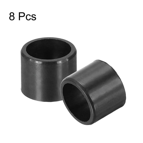 Premium 8 Pack Pom Plastic Sleeve Bearings And Oilless Bushings built tough, two black 8mm x 10mm bushings displayed.