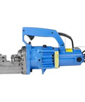 Hot Shot Electric Hydraulic Rebar Cutter Rc20 Portable Steel Bar Shears Pliers with a blue handle and silver cutting head.