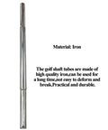 0.580 Inch Golf Shaft Extension For Iron And Wood Clubs Heavy Duty Replacement Accessory Rust Resistant Electroplated Silver Shaft