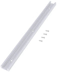 Aluminum T Slot Track With Wood Screws, Double Cut Profile For Woodworking Jigs And Fixtures, 400mm Length, Easy Install, Precise Alignment