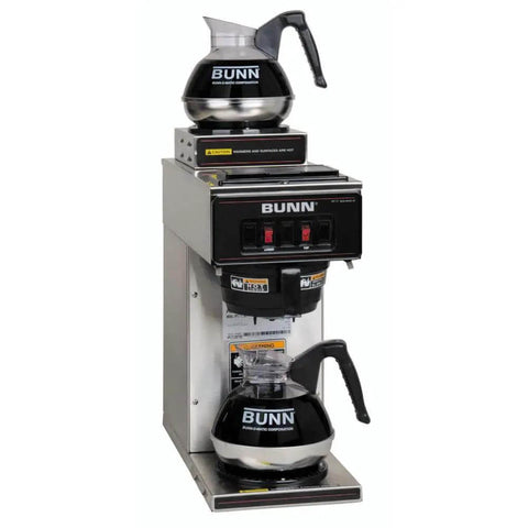 Portable Pourover Coffee Brewer With No Plumbing And Two Independently Controlled Warmers All Stainless Steel Construction