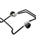 Two Pack Foldable Solar Panel Mounting Brackets with Adjustable Stands, beefy metal support shown on a white background