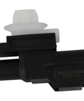 A-Premium air temperature sensor, black plastic body with white mounting clip for automotive use.