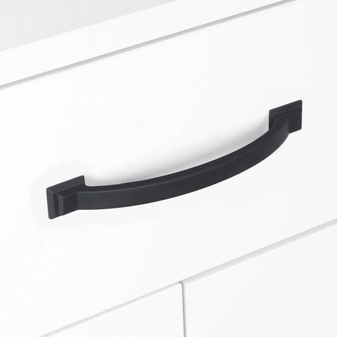 10 Pack 3 Inch Matte Black Cabinet Pulls Zinc Alloy Drawer Handles For Kitchen Cabinets Durable Solid Hardware with smooth installation