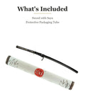 Katana Iaito Aluminum Alloy Training Sword For Iaido Practice with saya and packaging tube