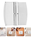 Self Closing Stainless Steel Door Hinges With Detachable Spring Design for Commercial Doors, close-up view