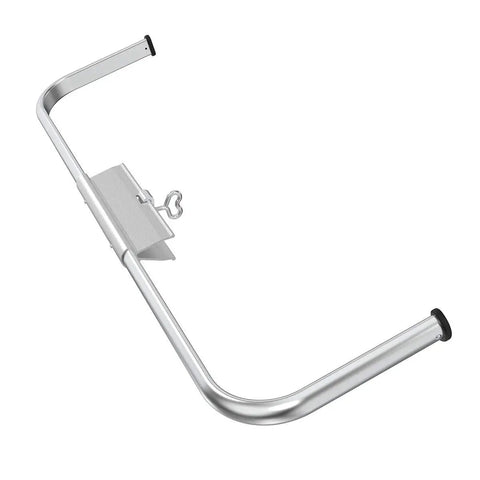 Wing Span Wall Standoff Ladder Accessory For Aluminum And Fiberglass Articulating Ladders, shows a silver durable aluminum standoff