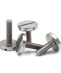Get These Super Solid 5 Pcs Stainless Steel Slotted Round Head Machine Screws For Your Home DIY Projects And Hardware Repairs With Easy Install M2 And M2.5 Sizes In Silvery Finish.