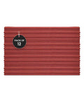 Pack of 12 red auto mechanic shop towels, size 13x14 inches, 100% cotton, commercial grade rags for cleaning and maintenance.