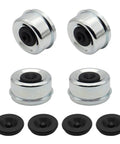 2.75 Inch Trailer Hub Bearing Dust Caps Kit With 4 Pack Rubber Plugs for 7000 To 8000 Lb Dexter EZ Lube Axles