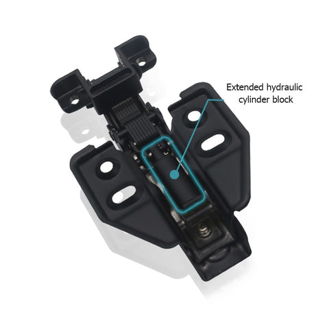 Soft Close Concealed Hinge Set For Cabinets And Cupboards 1 To 3 Pieces Aluminum Frame Glass Doors Hydraulic Buffer shown