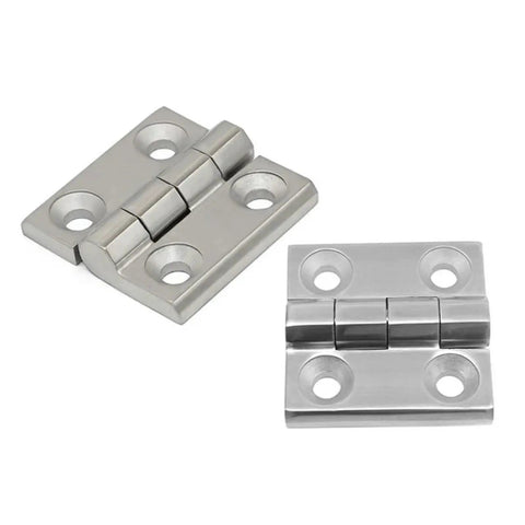 Stainless Steel Corner Door Hinges Set Of 2 50x50 Hardware Cabinet Folding Hinges For Doors And Windows Electric Box Use Rust Resistant