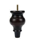 Wood Furniture Legs With Casters 4 Pcs 120mm Height Gourd Shape Sofa Feet Replacement Round Eucalyptus Wood With Caster Wheels For Couch Or Chair Modern Rustic Home Decor Upgrade Must Have.