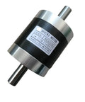 Dual Axis Planetary Gearbox Speed Up Or Speed Reducer Increaser With Double Shaft PLS56 PLZ56 Ratios 1 To 13 1 To 28