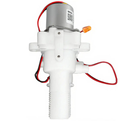 12V DC Smart Toilet Bidet Dual Solenoid Water Valve Manifold ZNF-A 0.5-8 Bar Pulse Width 30ms, three ports, white plastic