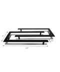 Modern Towel Shelf With Matt Black Finish Four Tier Wall Mounted Towel Rails And Shelves Rack Dope Bathroom Upgrade
