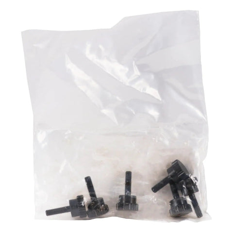 Three Piece Dust Extraction Hood Kit For MR23 Series Routers Edge Forming And Flat Surface Routing With Front Or Back Facing Hoods in package